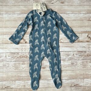 Kate Quinn Long Sleeve Zipper Footie